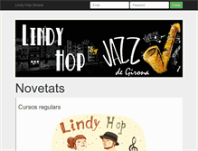 Tablet Screenshot of lindyhop.jazzdegirona.com